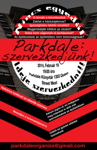 140203-Parkdale-Organize-11-x-17-poster-Hungarian